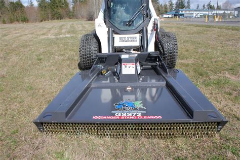 bradco 72 ground shark skid steer brush cutter|land shark mower.